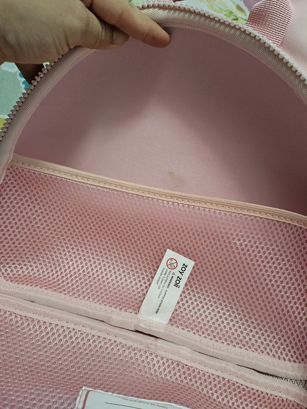 Zoy Zoii Pink Rainbow Kids Backpack